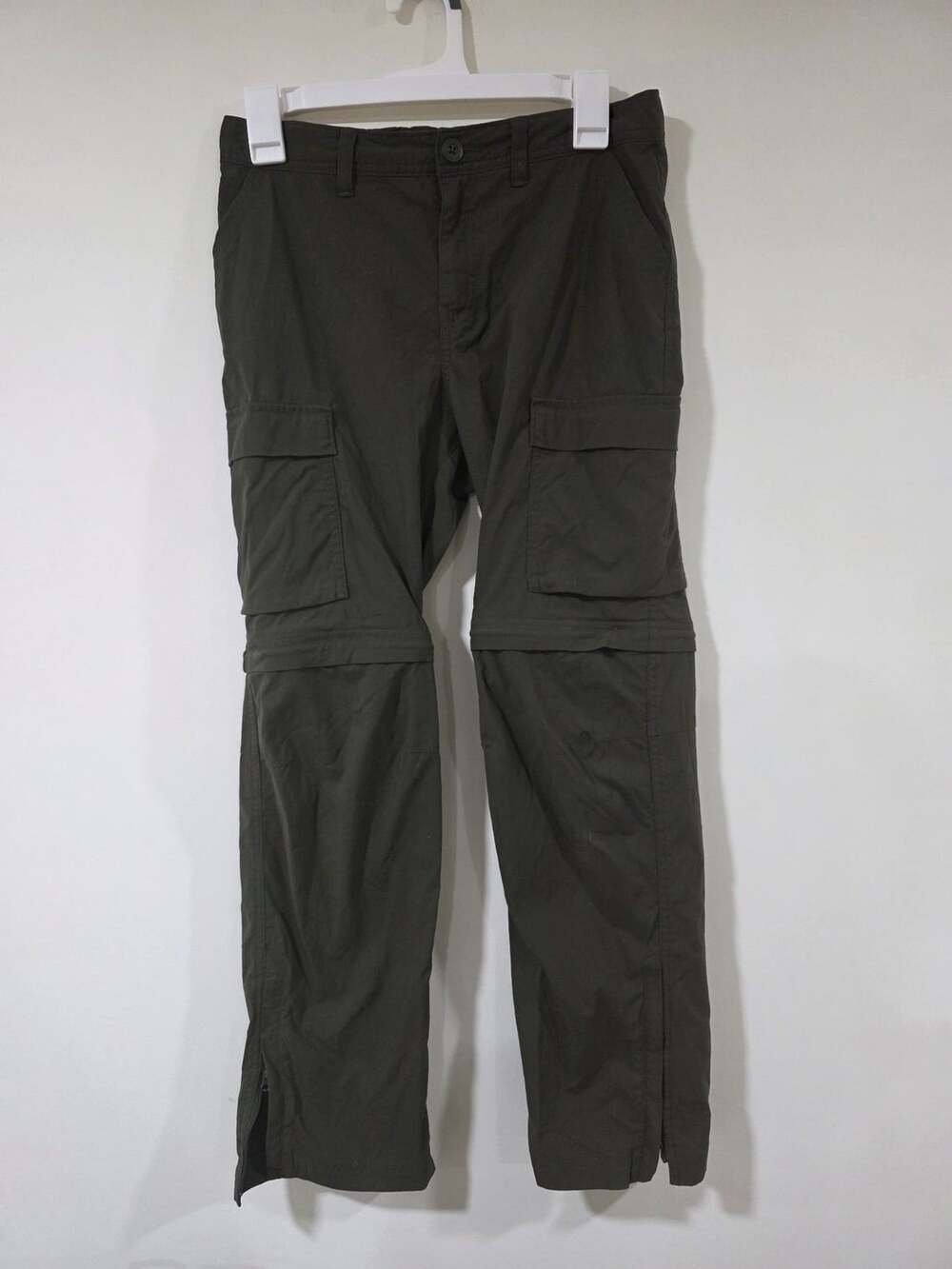 REI Co-op Kids Large 14-16 Green Convertible Cargo Hiking Pants